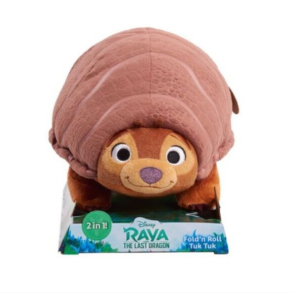 NWT Disney Raya and the Last Dragon Fold'n Roll Tuk Tuk Stuffed Animal - Picture 1 of 5